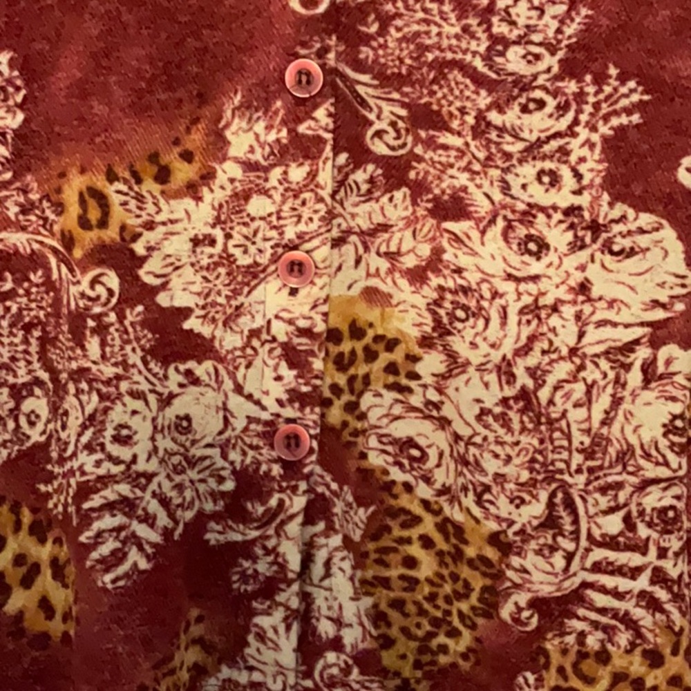 patterned button down - Picture 4 of 4